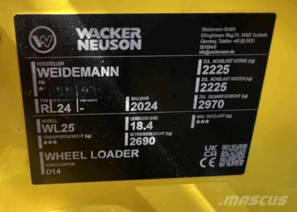 Wacker Neuson WL 25 Læssemaskiner på hjul