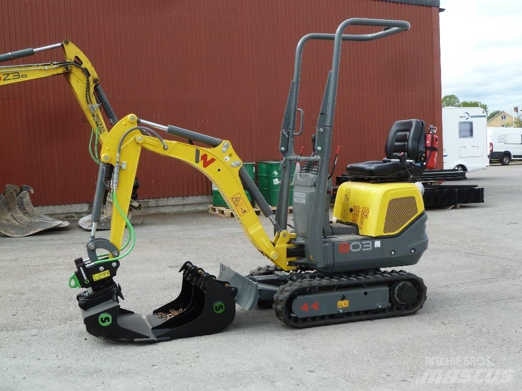 Wacker Neuson 803 Minigravemaskiner