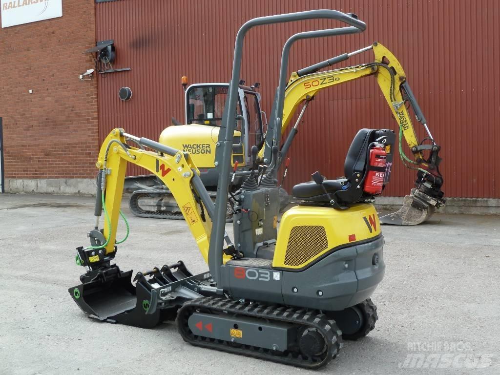 Wacker Neuson 803 Minigravemaskiner