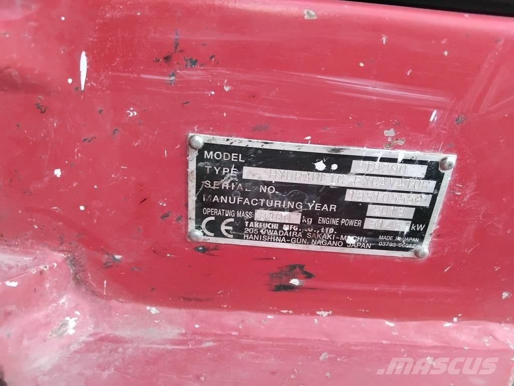 Takeuchi TB290 Minigravemaskiner