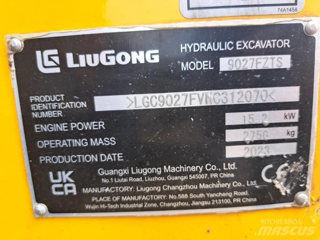 LiuGong 9027 FZTS Minigravemaskiner