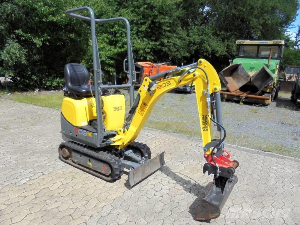 Wacker Neuson 803 Minigravemaskiner