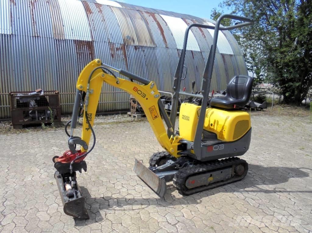 Wacker Neuson 803 Minigravemaskiner