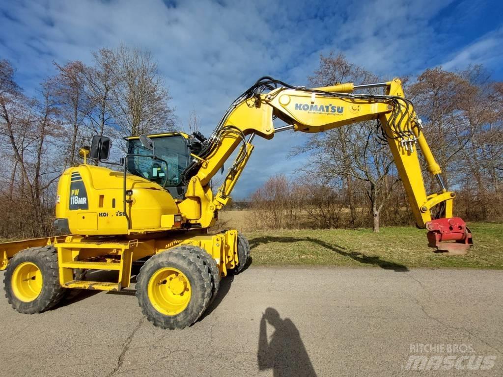 Komatsu PW 118 MR -8 Gravemaskiner på hjul