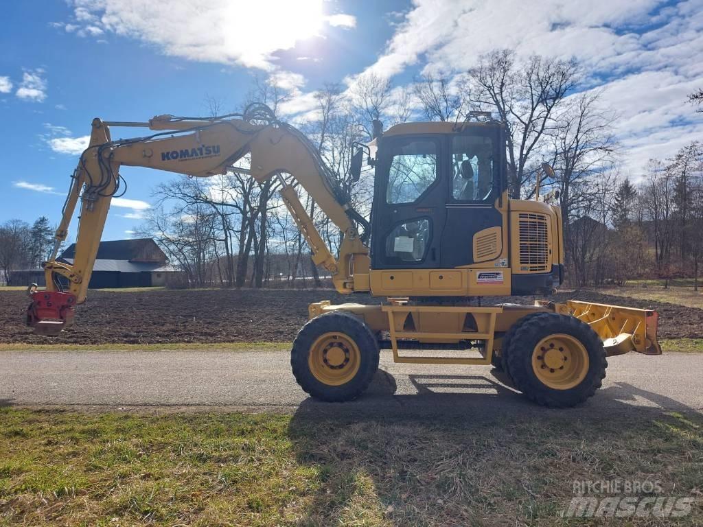 Komatsu PW 118 MR -8 Gravemaskiner på hjul