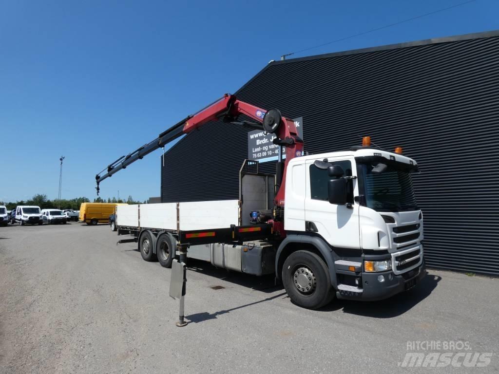 Scania P 450 Lastbil med kran