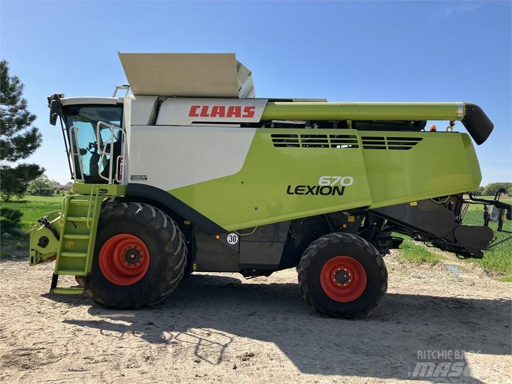 CLAAS Lexion 670 Mejetærskere