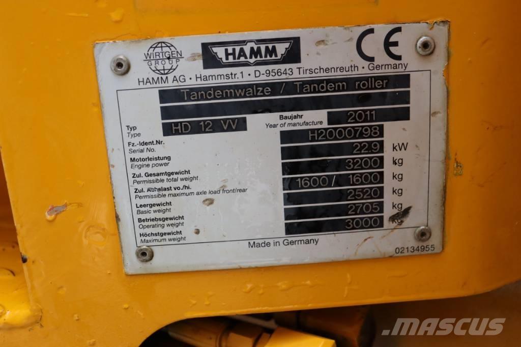 Hamm HD 12 VV Tvilling tromle