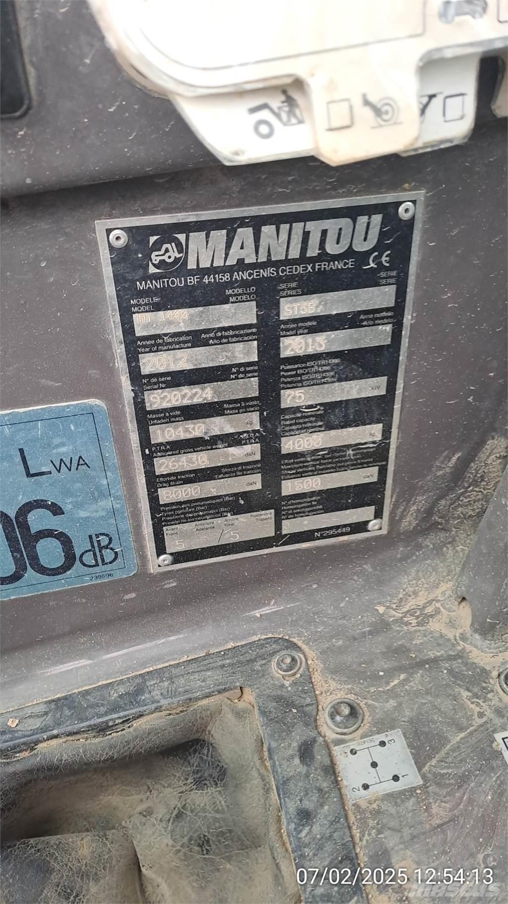 Manitou MT1440 Teleskoplæssere