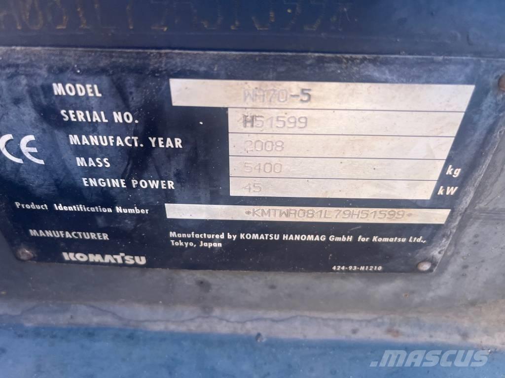 Komatsu WA 70-5 Minilæsser - knækstyret
