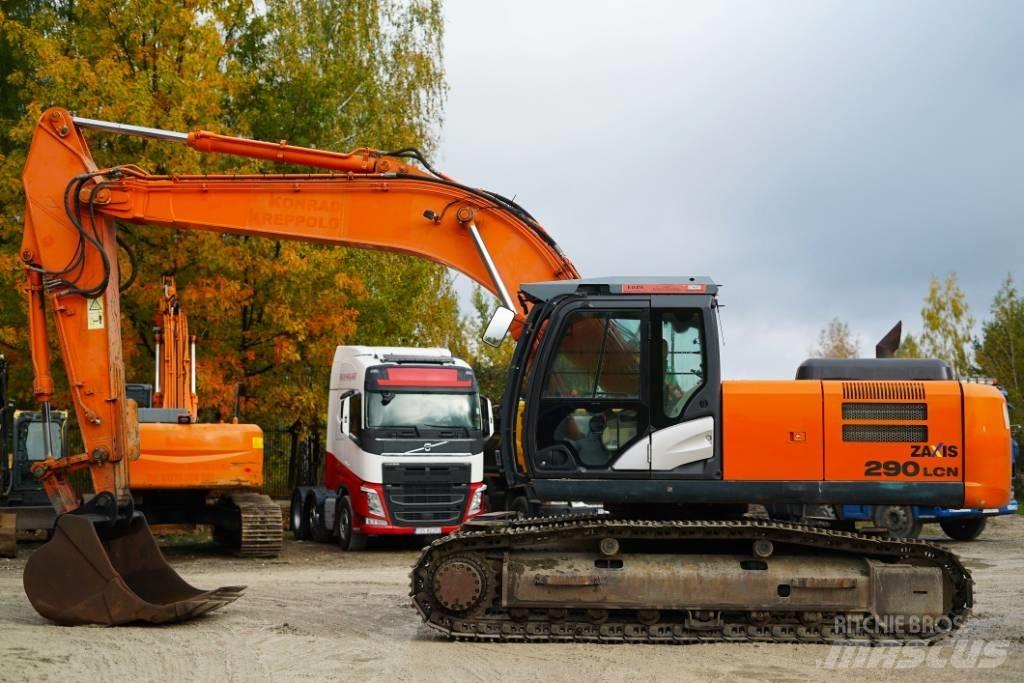 Hitachi ZX 290 Gravemaskiner på larvebånd
