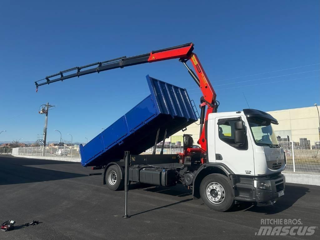 Renault 280 Lastbil med kran