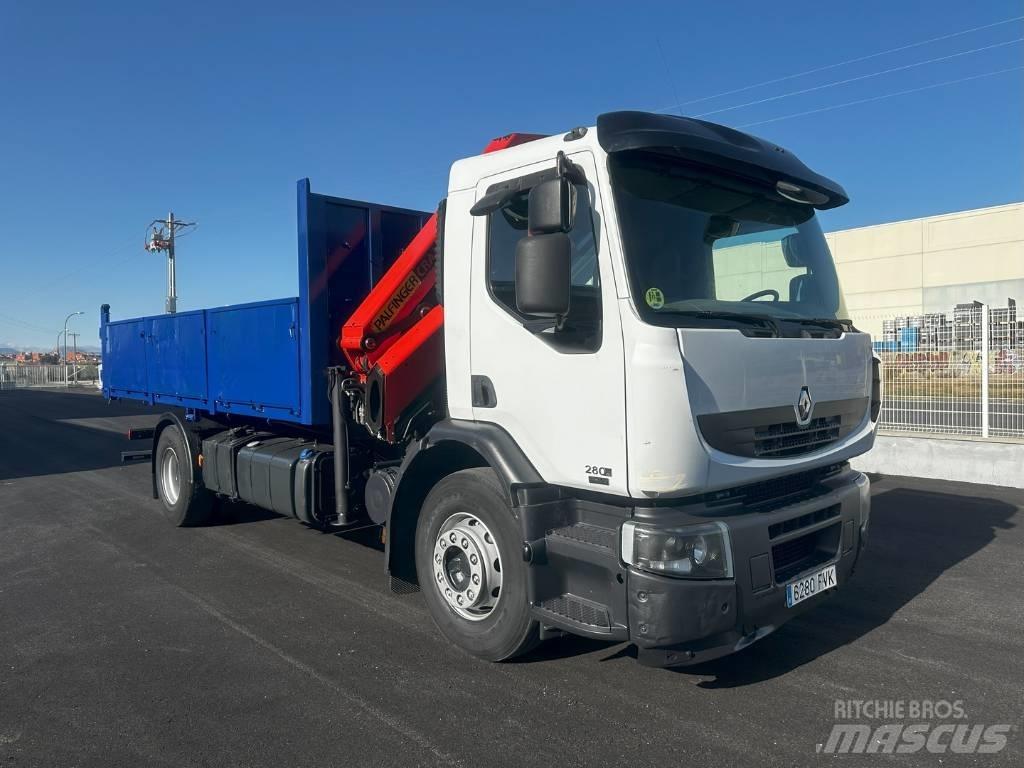 Renault 280 Lastbil med kran