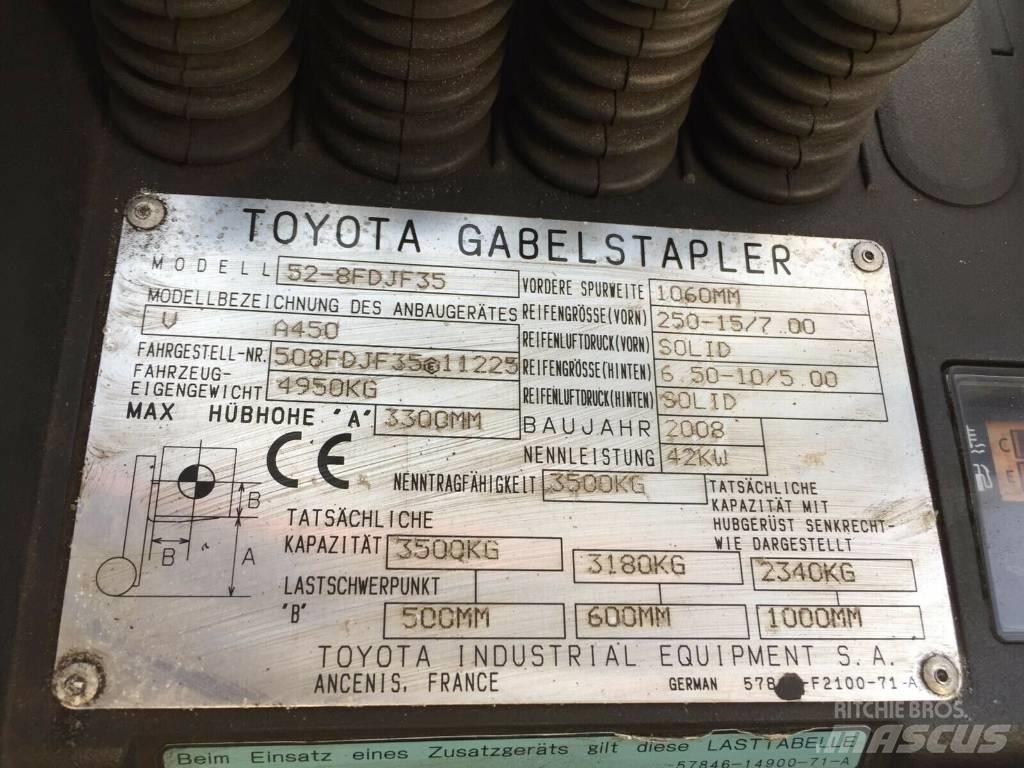 Toyota 02-8 FD JF 35 Diesel gaffeltrucks