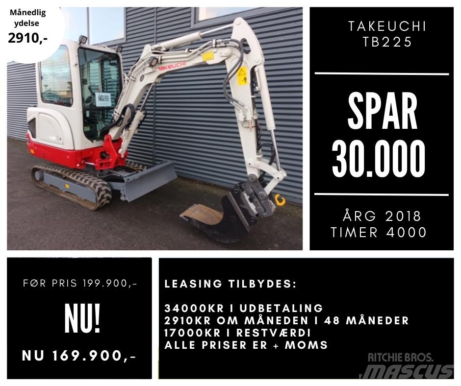 Takeuchi tb225 Minigravemaskiner