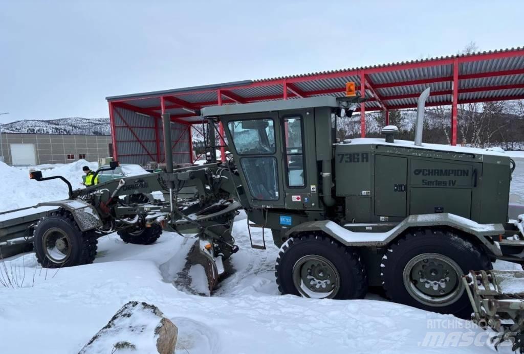 Champion 736 A 6x6 Vejhøvle / Gradere