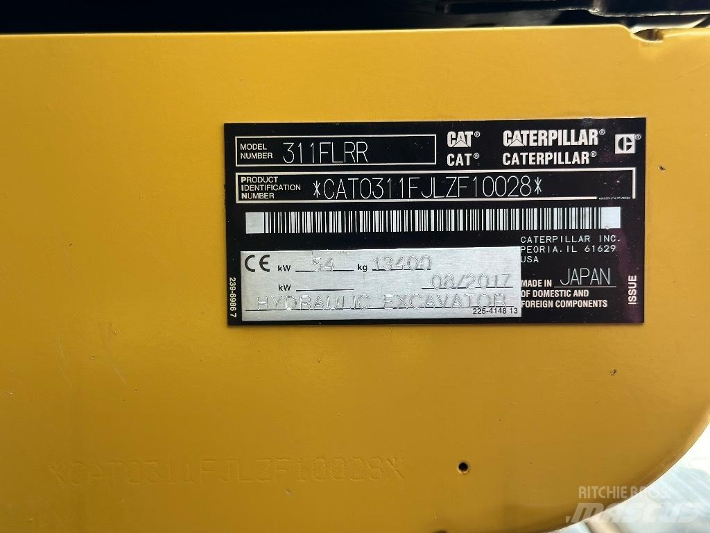 CAT 311 F LRR Gravemaskiner på larvebånd