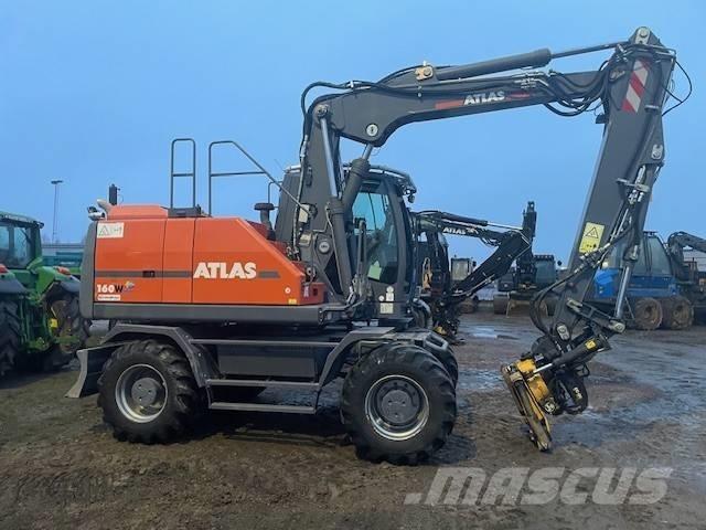 Atlas 160 W Gravemaskiner på hjul