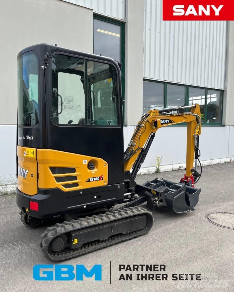 Sany SY 18 C Minigravemaskiner