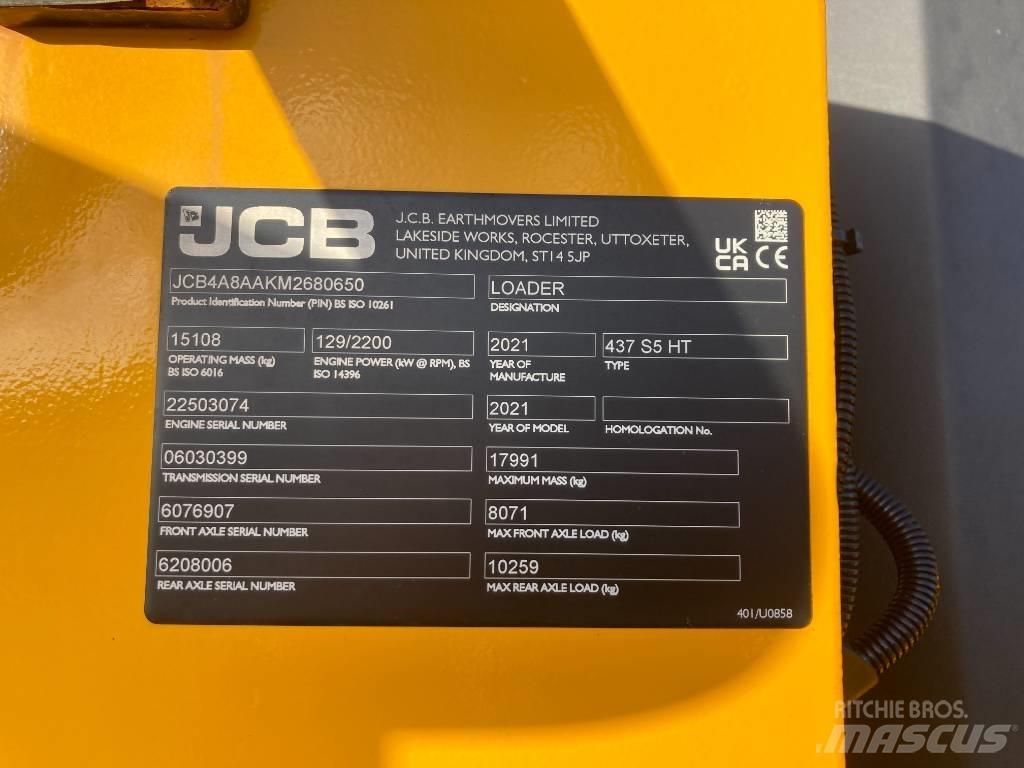 JCB 437 HT Læssemaskiner på hjul