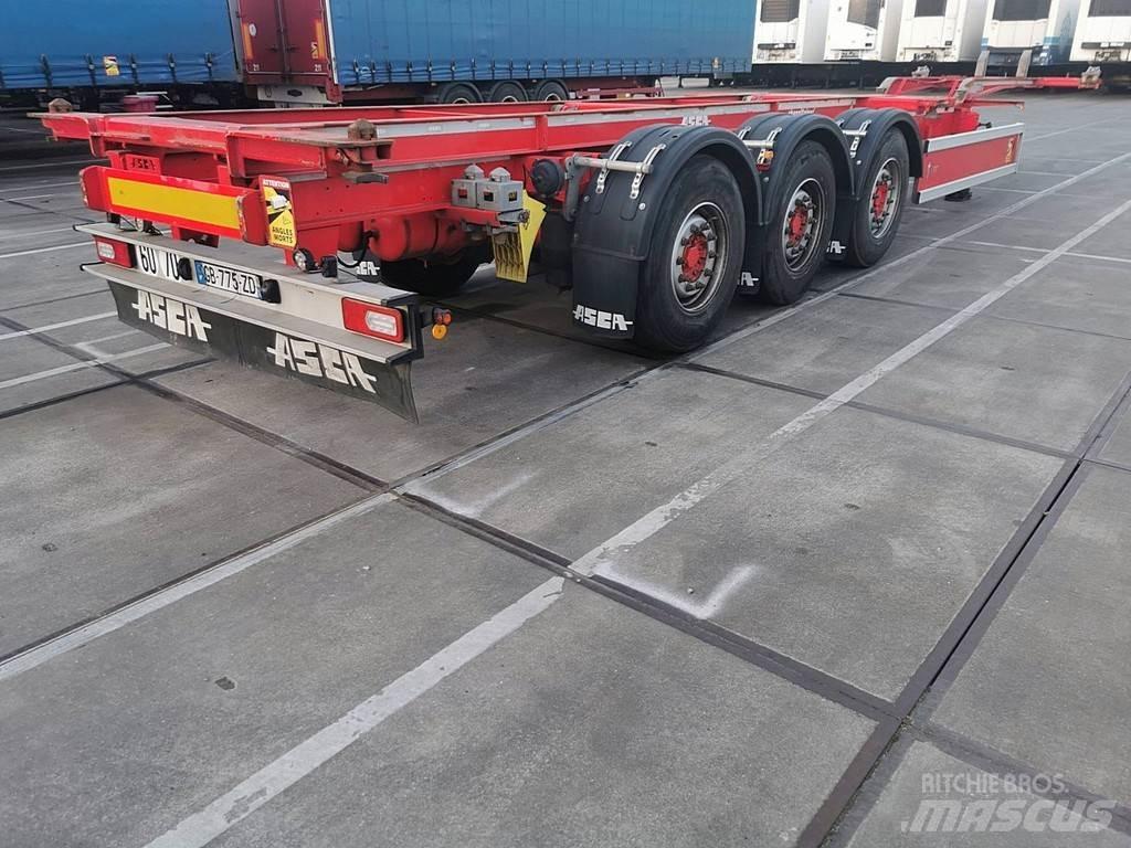 Asca S322DM Semi-trailer med containerramme
