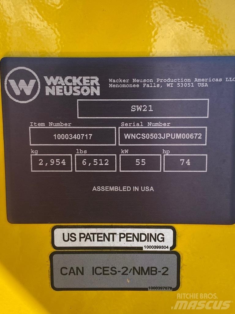 Wacker Neuson SW21 Minilæsser - skridstyret