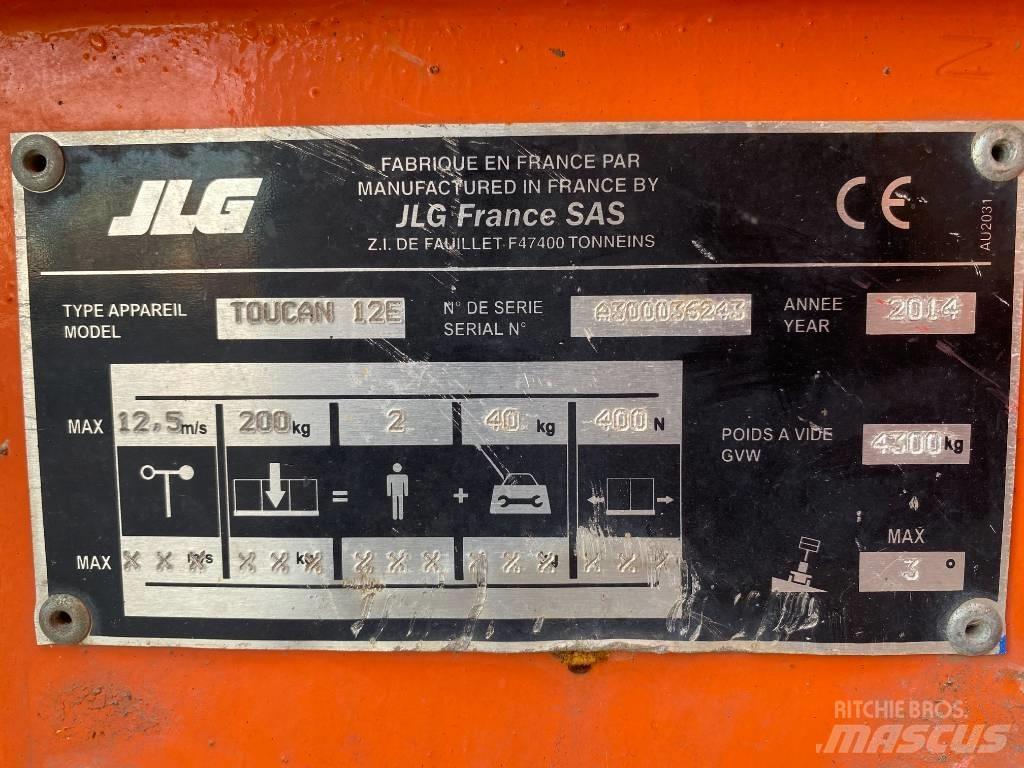 JLG Toucan 12 E Bomlifte med knækarm