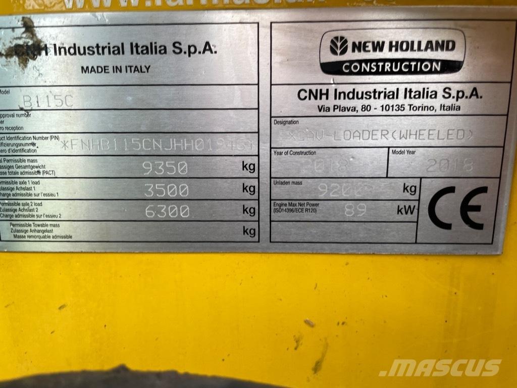 New Holland B115C Rendegravere