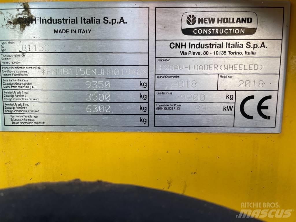 New Holland B115C Rendegravere