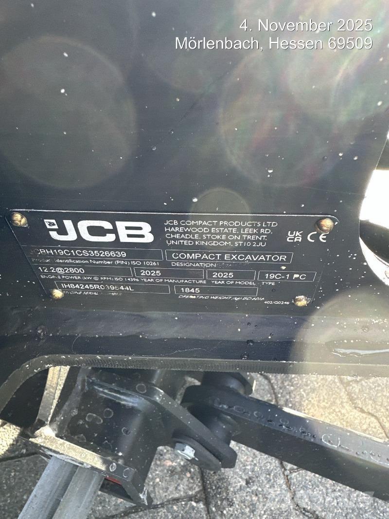 JCB 19C-1 Minigravemaskiner