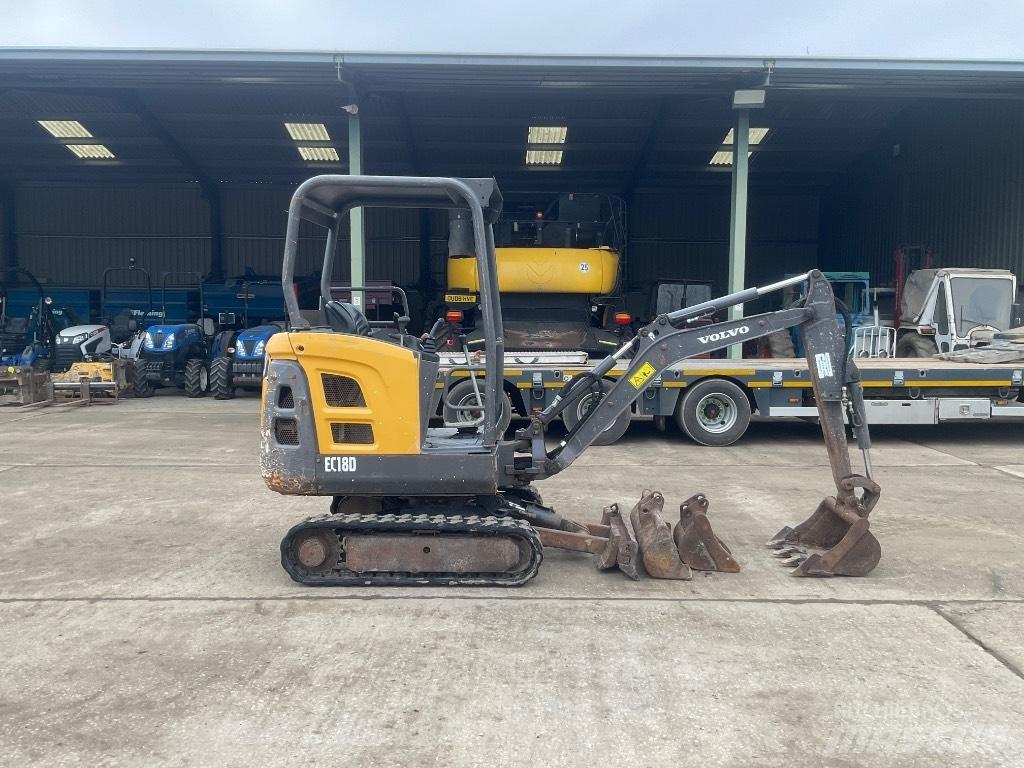 Volvo EC 18 Minigravemaskiner