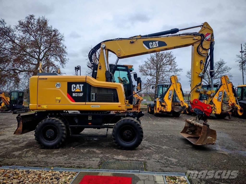 CAT M 318 F Gravemaskiner på hjul