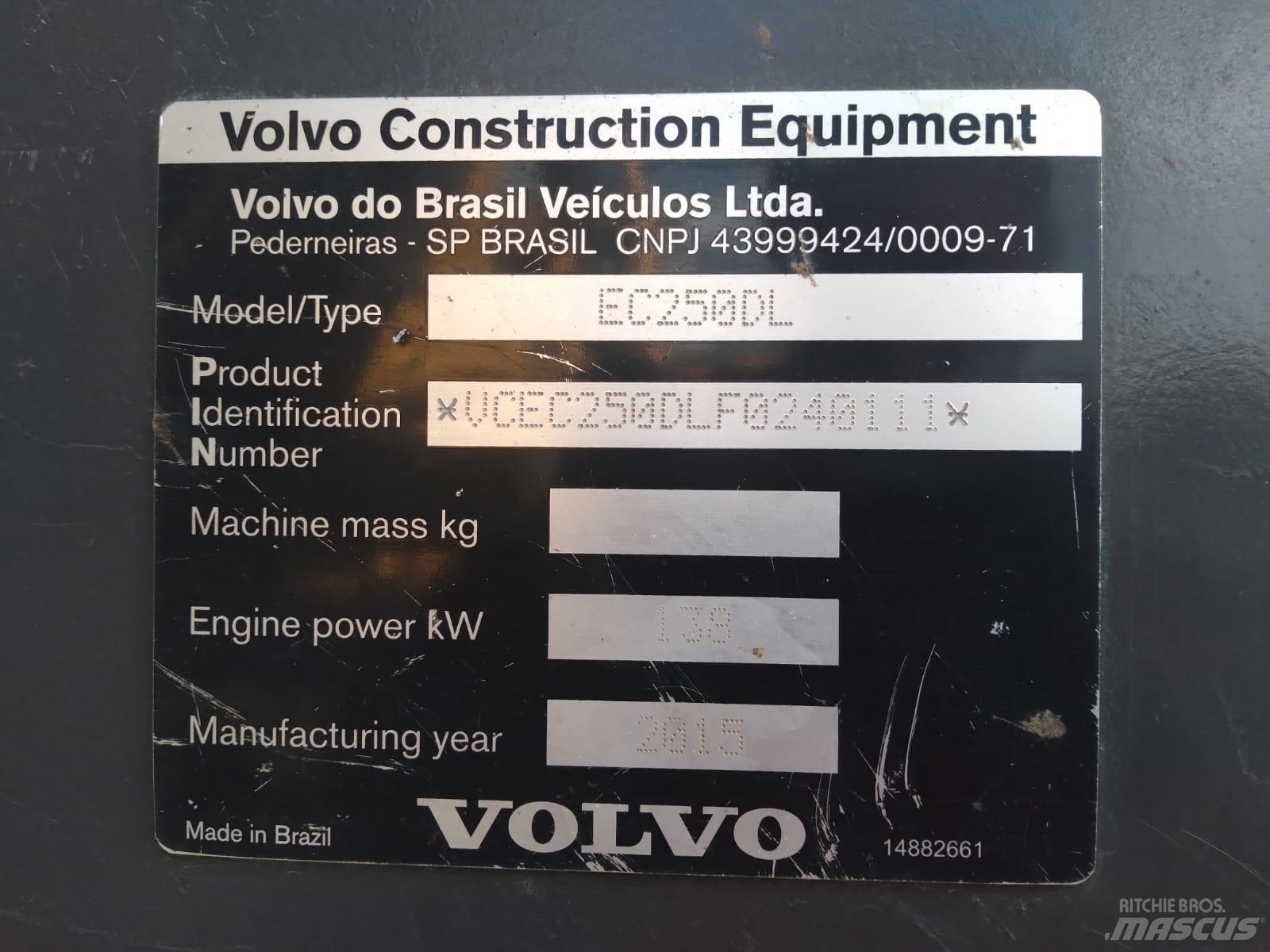 Volvo EC 250 D L Gravemaskiner på larvebånd