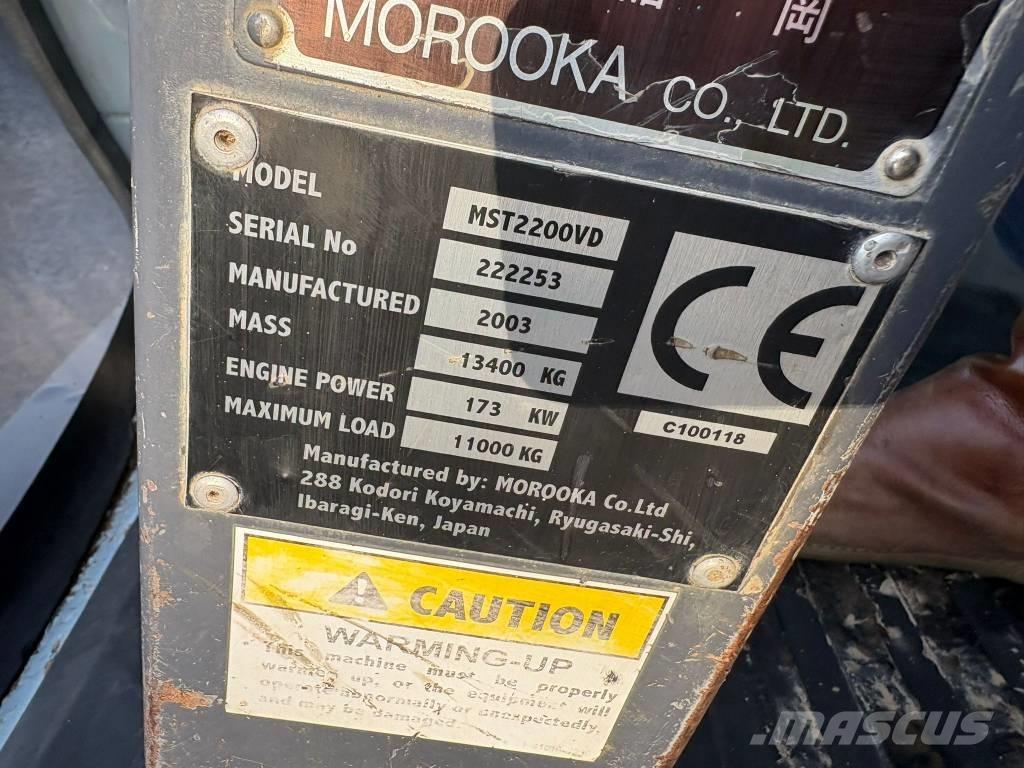 Morooka MST 2200 V D Bælte-tipvogn