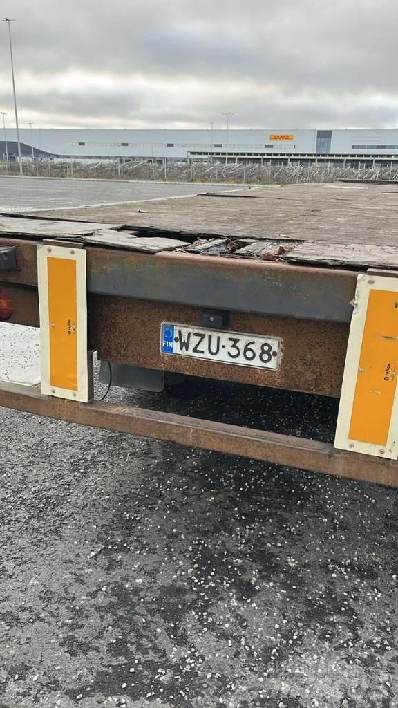Kaupe Kaupe WZU-368 Semi-trailer med containerramme