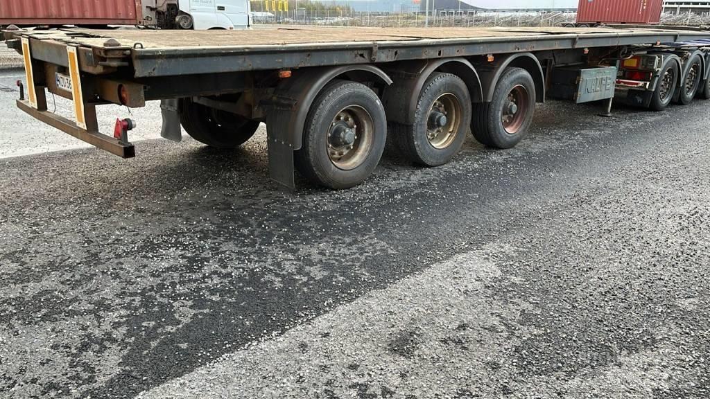 Kaupe Kaupe WZU-368 Semi-trailer med containerramme