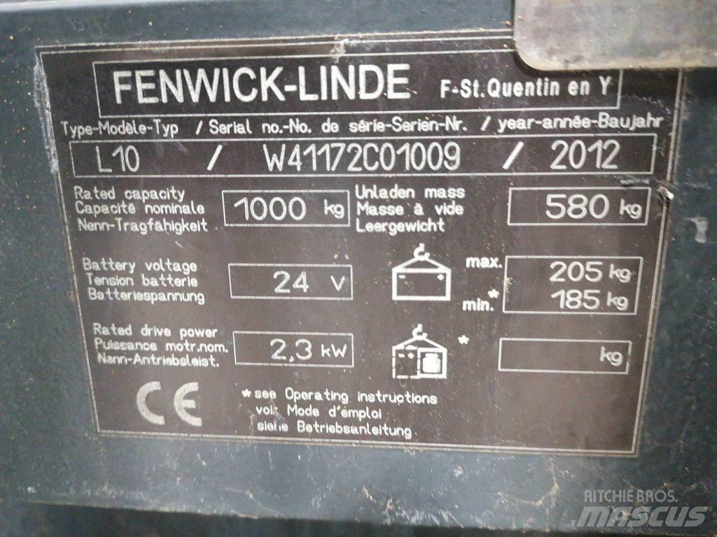 Linde L10 Gaffelstabler med gående fører