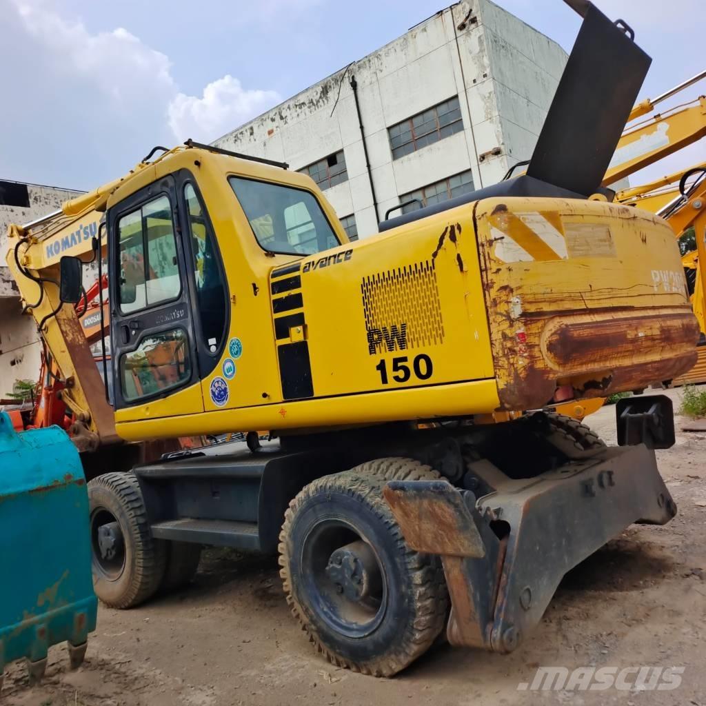 Komatsu PW 150 Gravemaskiner på hjul