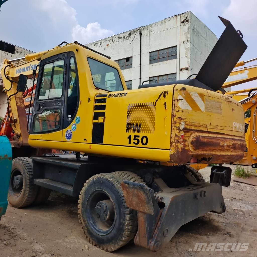 Komatsu PW 150 Gravemaskiner på hjul