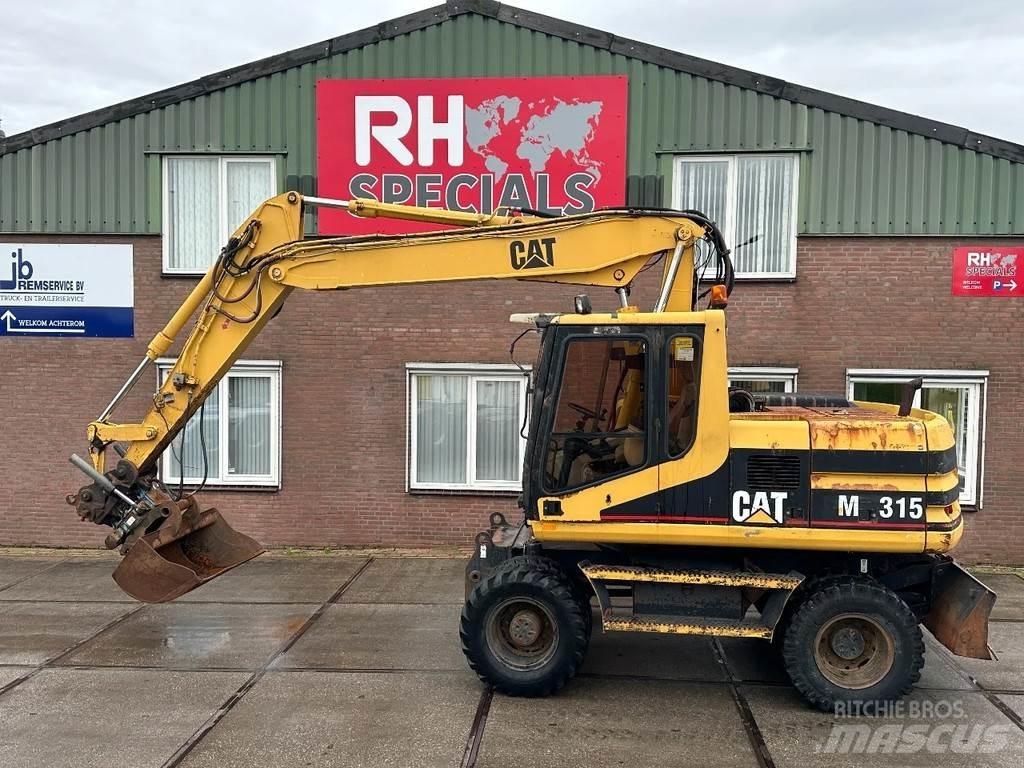 CAT M315 +ROTO CE Gravemaskiner på hjul