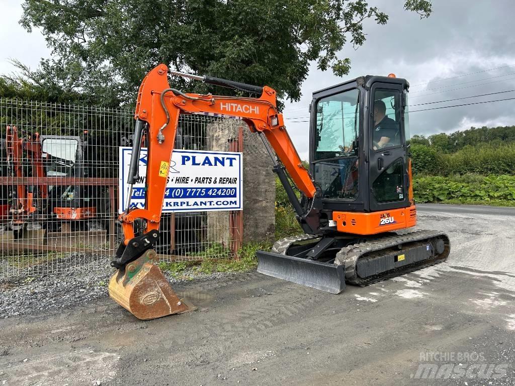 Hitachi ZX 26 U-6 Minigravemaskiner
