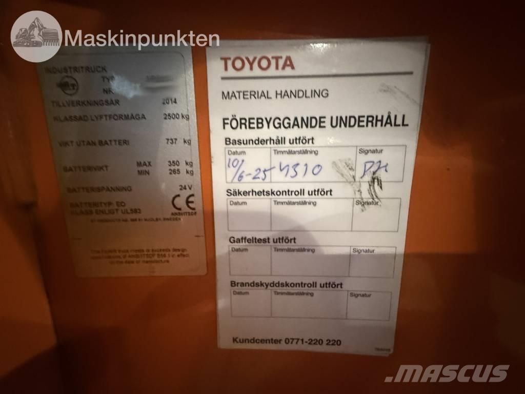 Toyota BT LPE 250 El gaffeltrucks