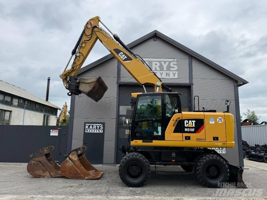 CAT M 318 F Gravemaskiner på hjul