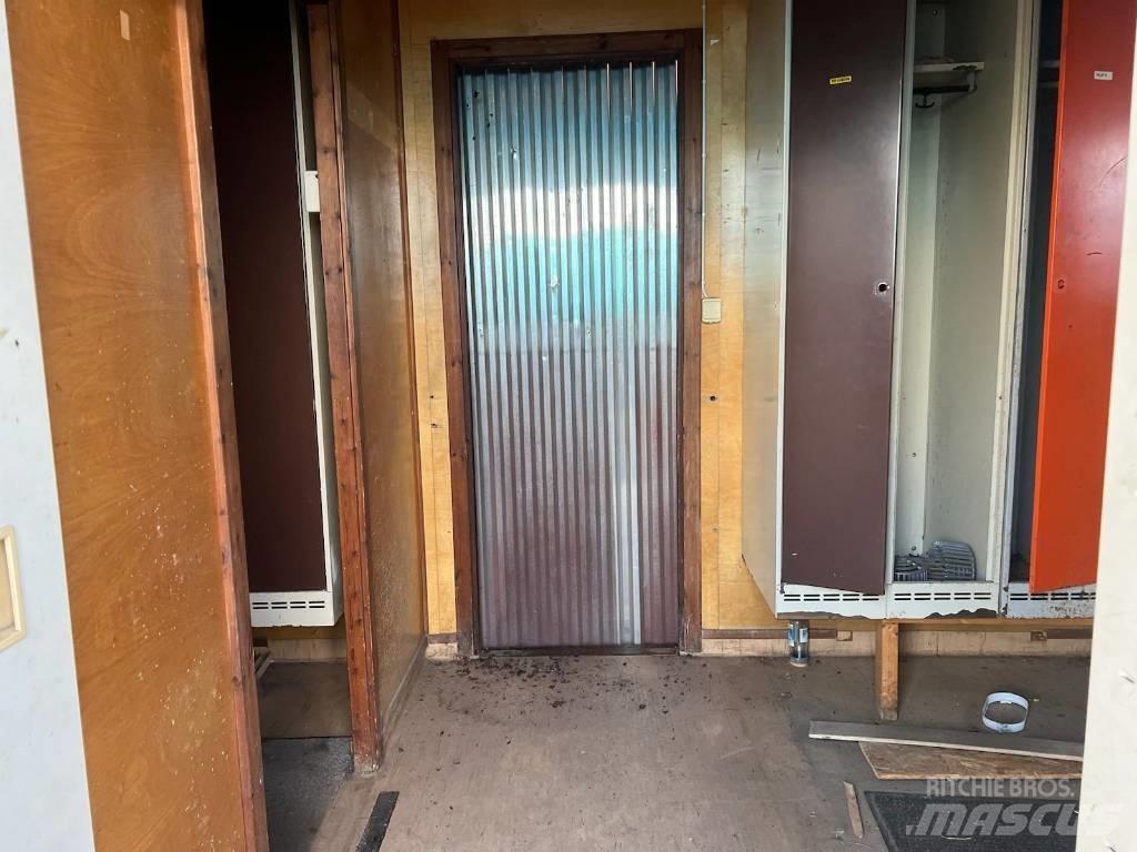  Arbetsbod Röd Bygningsbarakker