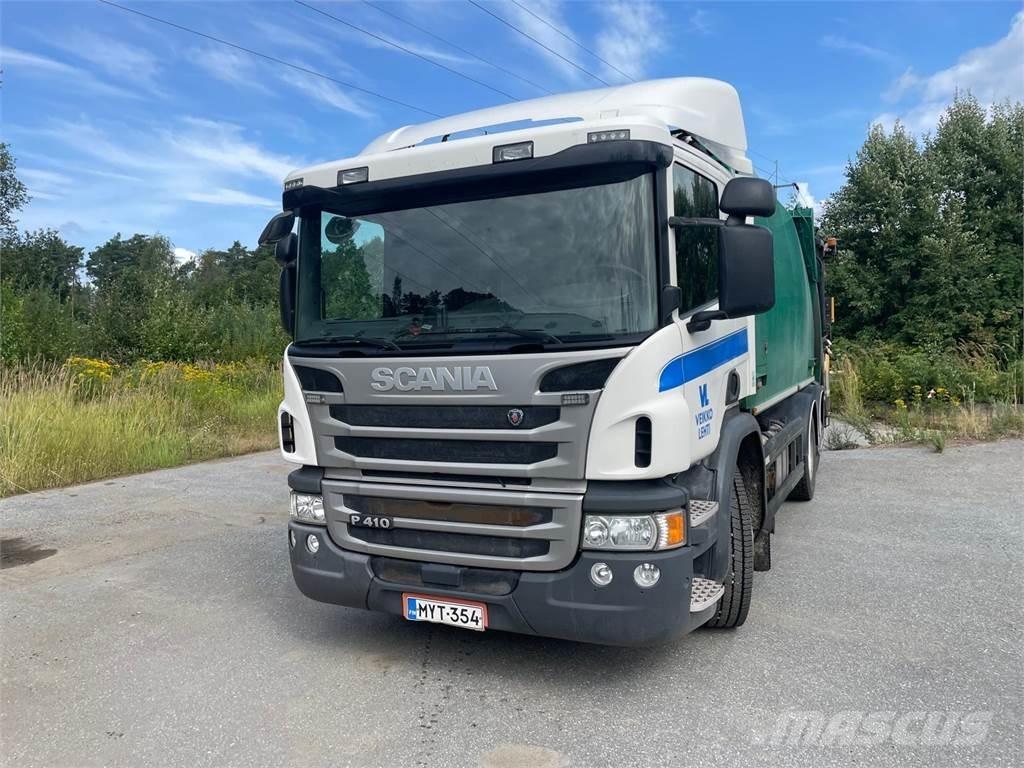 Scania P410 Renovationslastbiler