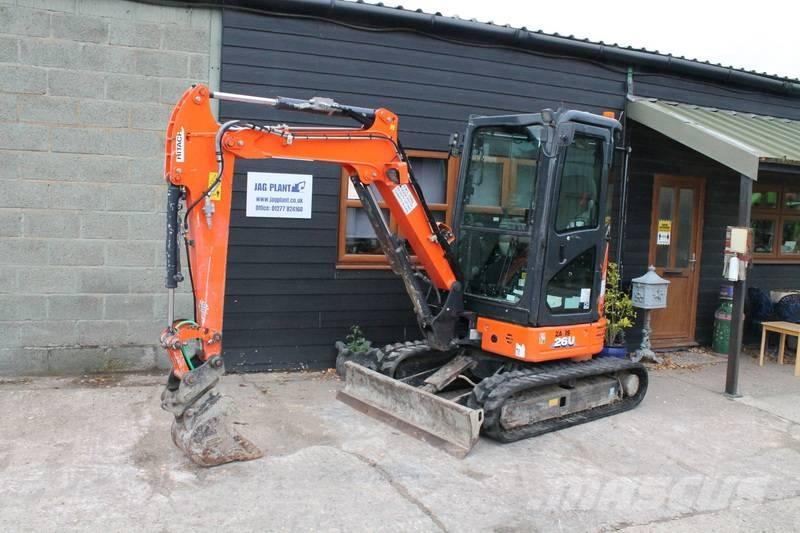 Hitachi ZX 26 U Minigravemaskiner