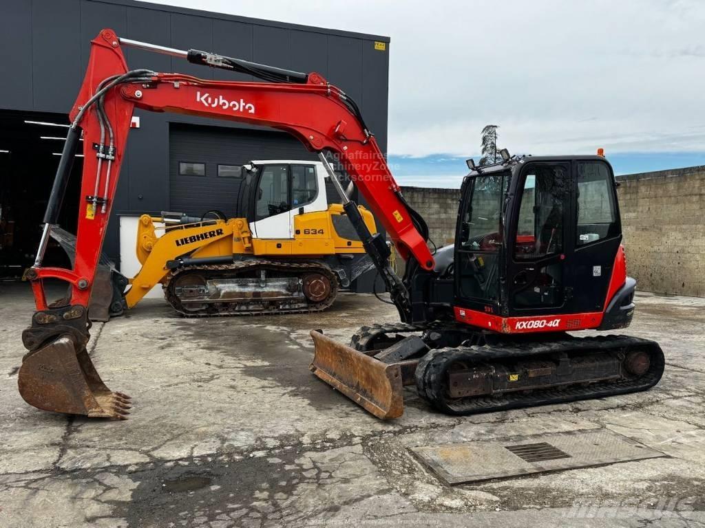 Kubota KX 080-4 Midi-gravemaskiner 7t - 12t