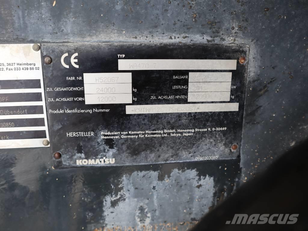 Komatsu WA 470-7 Læssemaskiner på hjul