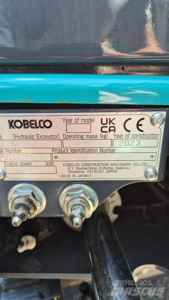 Kobelco SK 17 SR Minigravemaskiner