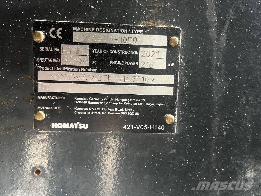 Komatsu WA475-10E0 Læssemaskiner på hjul